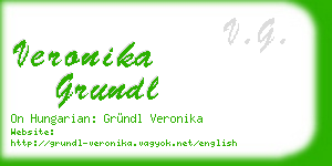 veronika grundl business card