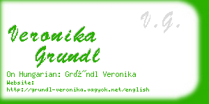 veronika grundl business card